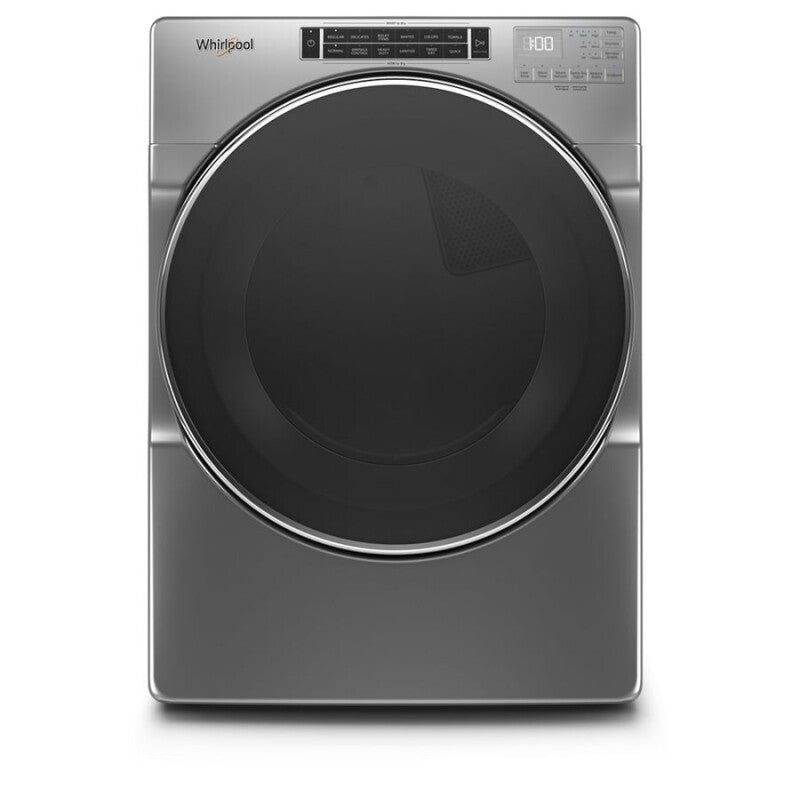 Whirlpool 7.4 cu. ft. Front Load Gas Dryer with Steam Cycles - Chrome Shadow (WGD8620HC)