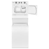 Whirlpool 3.5 cu.ft Gas Stacked Laundry Center 9 Wash cycles and AutoDry - White (WGT4027HW)