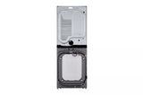 LG Single Unit Front Load LG WashTower™ with Center Control™ 4.5 cu. ft. Washer and 7.4 cu. ft. Electric Dryer - Graphite Steel (WKE100HVA)