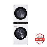 LG  Single Unit Front Load Washtower™ With Center Control™ 4.5 Cu. Ft. Washer And 7.4 Cu. Ft. Electric Dryer - White (WKE100HWA)