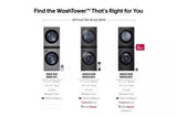 LG Single Unit Front Load LG WashTower™ with Center Control™ 4.5 cu. ft. Washer and 7.4 cu. ft. Gas Dryer - Graphite Steel (WKG101HVA)