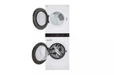 LG Single Unit Front Load LG WashTower™ with Center Control™ 4.5 cu. ft. Washer and 7.4 cu. ft. Gas Dryer - White (WKG101HWA)