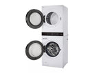 LG Single Unit Front Load LG WashTower™ with Center Control™ 4.5 cu. ft. Washer and 7.4 cu. ft. Gas Dryer - White (WKG101HWA)