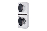 LG Single Unit Front Load LG WashTower™ with Center Control™ 4.5 cu. ft. Washer and 7.4 cu. ft. Gas Dryer - White (WKG101HWA)