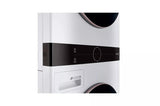 LG Single Unit Front Load LG WashTower™ with Center Control™ 4.5 cu. ft. Washer and 7.4 cu. ft. Gas Dryer - White (WKG101HWA)