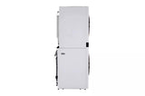LG Single Unit Front Load LG WashTower™ with Center Control™ 4.5 cu. ft. Washer and 7.4 cu. ft. Gas Dryer - White (WKG101HWA)
