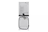 LG Single Unit Front Load LG WashTower™ with Center Control™ 4.5 cu. ft. Washer and 7.4 cu. ft. Gas Dryer - White (WKG101HWA)