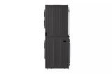 LG  Single Unit Front Load Washtower™ With Center Control™ 4.5 Cu. Ft. Washer And 7.4 Cu. Ft. Gas Dryer - Black Steel (WKGX201HBA)