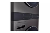 LG Single Unit Front Load LG WashTower™ with Center Control™ 4.5 cu. ft. Washer and 7.4 cu. ft. Gas Dryer - Black (WKGX201HBA)
