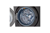 LG Single Unit Front Load LG WashTower™ with Center Control™ 4.5 cu. ft. Washer and 7.4 cu. ft. Gas Dryer - Black (WKGX201HBA)