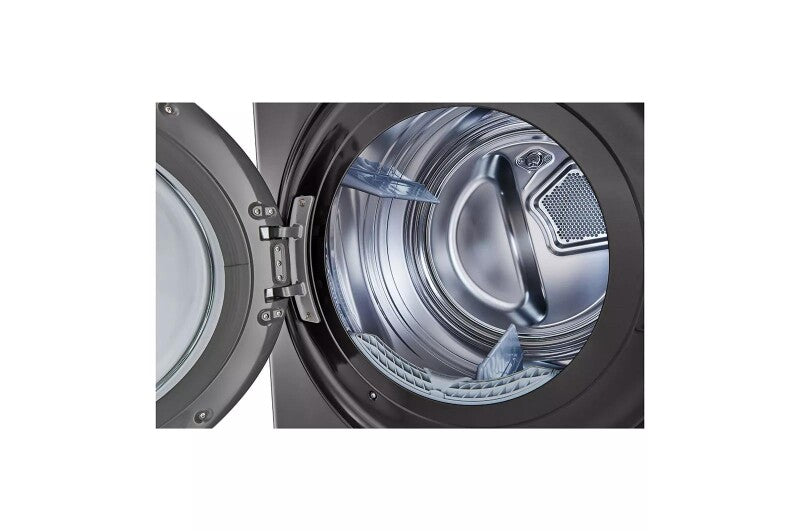 LG Single Unit Front Load LG WashTower™ with Center Control™ 4.5 cu. ft. Washer and 7.4 cu. ft. Gas Dryer - Black (WKGX201HBA)