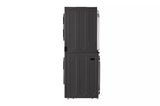 LG Single Unit Front Load LG WashTower™ with Center Control™ 4.5 cu. ft. Washer and 7.4 cu. ft. Gas Dryer - Black (WKGX201HBA)