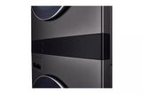 LG  Single Unit Front Load Washtower™ With Center Control® 5.0 Cu. Ft. Washer & 7.4 Cu. Ft. Gas Dryer - Black Steel (WKGX301HBA)