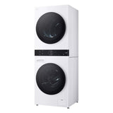 LG Compact Single Unit LG WashTower™ with Center Control™ 2.4 cu.ft. Front Load Washer and 4.2 cu.ft. Electric Ventless HeatPump™ Dryer - White (WKHC152HWA)