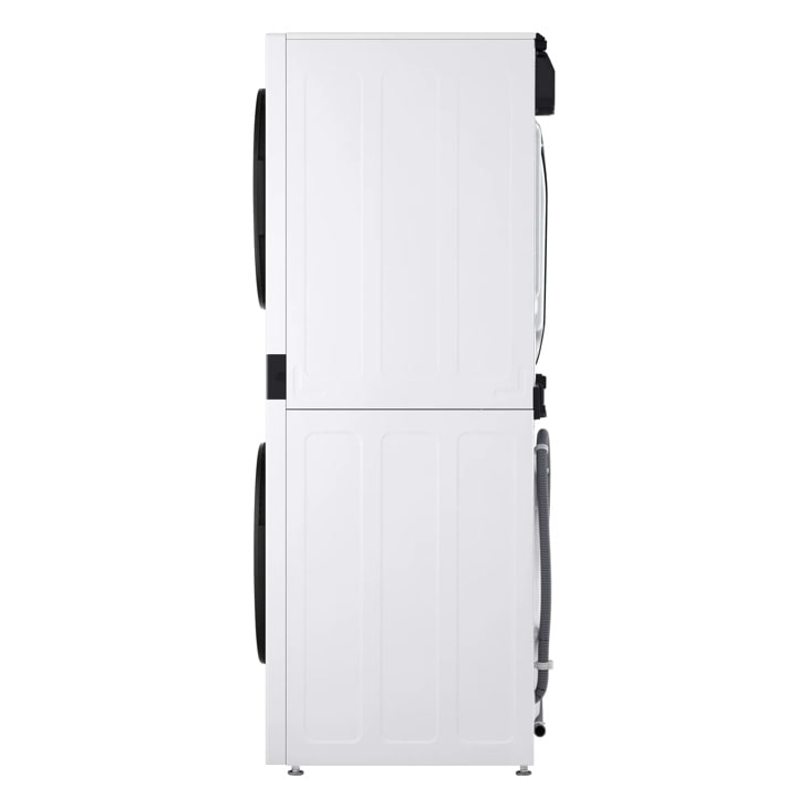 LG Compact Single Unit LG WashTower™ with Center Control™ 2.4 cu.ft. Front Load Washer and 4.2 cu.ft. Electric Ventless HeatPump™ Dryer - White (WKHC152HWA)