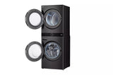 LG LG WashTower™ Single Unit Front Load 4.5 cu. ft. Washer and 7.2 cu. ft. Heat Pump Ventless Dryer - Black (WKHC202HBA)