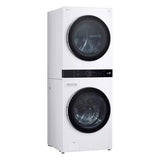 LG  Single Unit Washtower™ With Center Control™ 5.0 Cu. Ft. Front Load Washer And 7.8 Cu. Ft. Electric Ventless Heat Pump Dryer - White (WKHC252HWA)