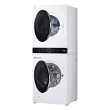 LG  Single Unit Washtower™ With Center Control™ 5.0 Cu. Ft. Front Load Washer And 7.8 Cu. Ft. Electric Ventless Heat Pump Dryer - White (WKHC252HWA)