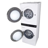 LG  Single Unit Washtower™ With Center Control™ 5.0 Cu. Ft. Front Load Washer And 7.8 Cu. Ft. Electric Ventless Heat Pump Dryer - White (WKHC252HWA)