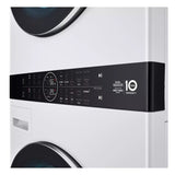 LG  Single Unit Washtower™ With Center Control™ 5.0 Cu. Ft. Front Load Washer And 7.8 Cu. Ft. Electric Ventless Heat Pump Dryer - White (WKHC252HWA)