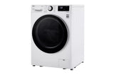LG 2.4 cu.ft. Smart wi-fi Enabled Compact Front Load Washer with Built-In Intelligence - White (WM1455HWA)