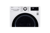LG 2.4 cu.ft. Smart wi-fi Enabled Compact Front Load Washer with Built-In Intelligence - White (WM1455HWA)