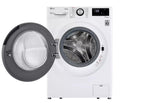 LG 2.4 cu.ft. Smart wi-fi Enabled Compact Front Load Washer with Built-In Intelligence - White (WM1455HWA)