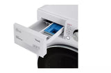 LG 2.4 cu.ft. Smart wi-fi Enabled Compact Front Load Washer with Built-In Intelligence - White (WM1455HWA)