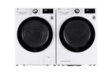 LG 2.4 cu.ft. Smart wi-fi Enabled Compact Front Load Washer with Built-In Intelligence - White (WM1455HWA)