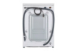 LG 2.4 cu.ft. Smart wi-fi Enabled Compact Front Load Washer with Built-In Intelligence - White (WM1455HWA)