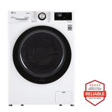LG 2.4 cu.ft. Smart wi-fi Enabled Compact Front Load Washer with Built-In Intelligence - White (WM1455HWA)
