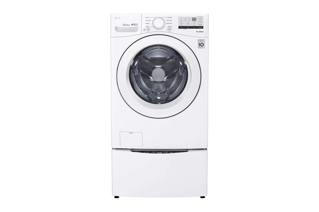 LG 4.5 cu. ft. Ultra Large Front Load Washer - White (WM3400CW)