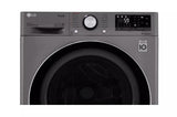 LG  2.4 Cu. Ft. Smart Wi-fi Enabled Compact Front Load All-in-one Washer/dryer Combo With Built-in Intelligence - Graphite Steel (WM3555HVA)