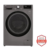 LG  2.4 Cu. Ft. Smart Wi-fi Enabled Compact Front Load All-in-one Washer/dryer Combo With Built-in Intelligence - Graphite Steel (WM3555HVA)