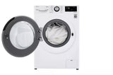 LG  2.4 Cu. Ft. Smart Wi-fi Enabled Compact Front Load All-in-one Washer/dryer Combo With Built-in Intelligence - White (WM3555HWA)
