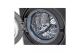 LG  4.5 Cu. Ft. Ultra Large Capacity Front Load Washer - Black Steel - Black Steel (WM4000HBA)