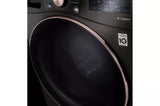LG  4.5 Cu. Ft. Ultra Large Capacity Front Load Washer - Black Steel - Black Steel (WM4000HBA)