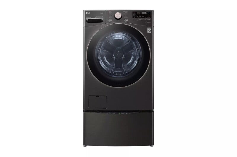 LG  4.5 Cu. Ft. Ultra Large Capacity Front Load Washer - Black Steel - Black Steel (WM4000HBA)