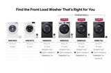 LG  4.5 Cu. Ft. Ultra Large Capacity Front Load Washer - Black Steel - Black Steel (WM4000HBA)