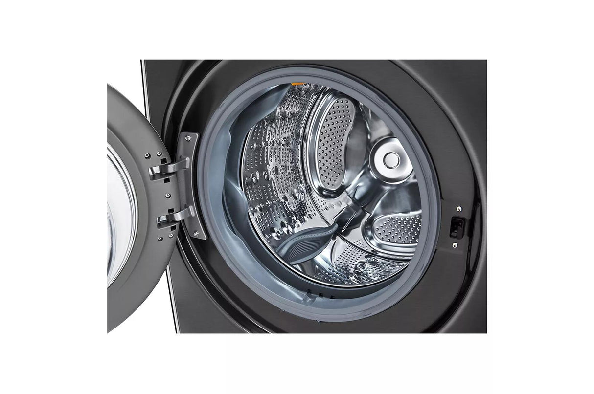 LG 4.5 cu. ft. Ultra Large Capacity Smart wi-fi Enabled Front Load Washer with TurboWash™ 360° and Built-In Intelligence - Black (WM4000HBA)