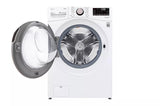 LG 4.5 cu. ft. Ultra Large Capacity Smart wi-fi Enabled Front Load Washer with TurboWash™ 360° and Built-In Intelligence - White (WM4000HWA)