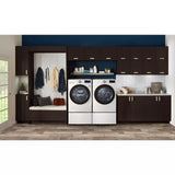 LG 4.5 cu. ft. Ultra Large Capacity Smart wi-fi Enabled Front Load Washer with TurboWash™ 360° and Built-In Intelligence - White (WM4000HWA)