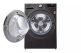 LG  5.0 Cu. Ft. Mega Capacity Smart Wi-fi Enabled Front Load Washer With Turbowash™ 360° And Built-in Intelligence - Black Steel (WM4200HBA)