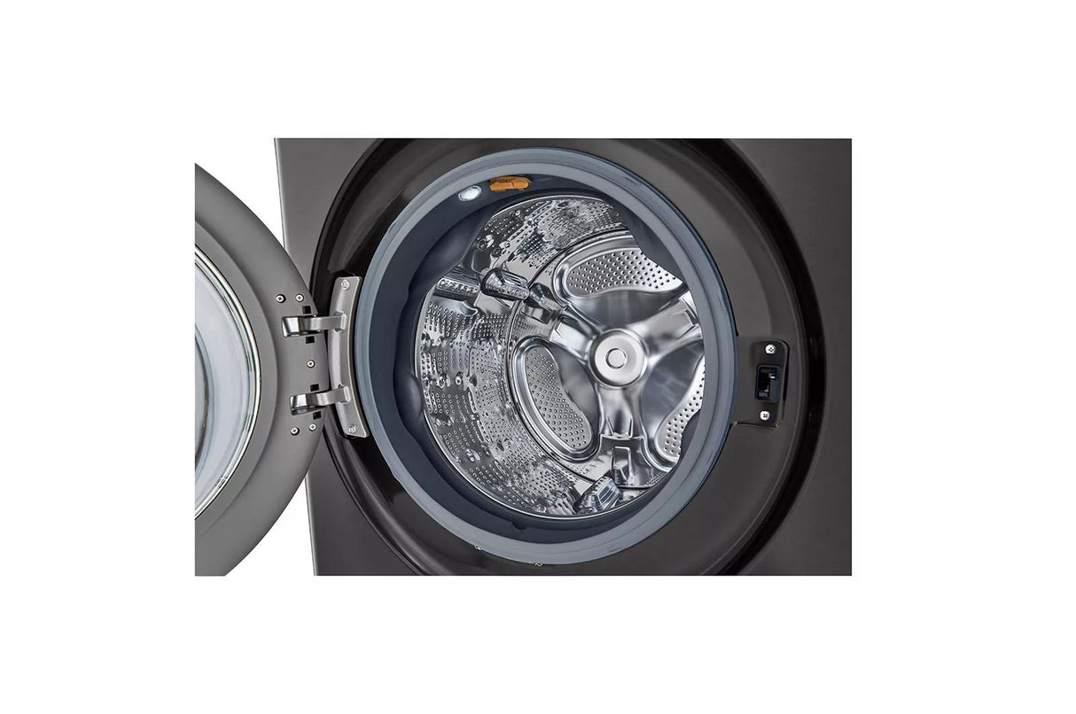 LG 5.0 cu. ft. Front Load Washer with TurboWash™ 360° and Built-In Intelligence (WM4200HBA) - Black (WM4200HBA)