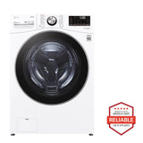 LG 5.0 cu. ft. Front Load Washer with TurboWash™ 360° and Built-In Intelligence (WM4200HWA) - White (WM4200HWA)