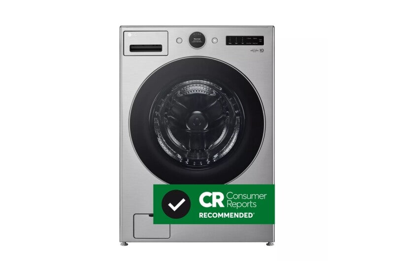 LG 4.5 cu. ft. Capacity Smart Front Load Washer with TurboWash® 360° and AI DD® Built-In Intelligence - Graphite Steel (WM5500HVA)