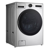 LG  4.5 Cu. Ft. Capacity Smart Front Load Energy Star Washer With Turbowash® 360° And Ai Dd® Built-in Intelligence - Graphite Steel (WM5500HVA)