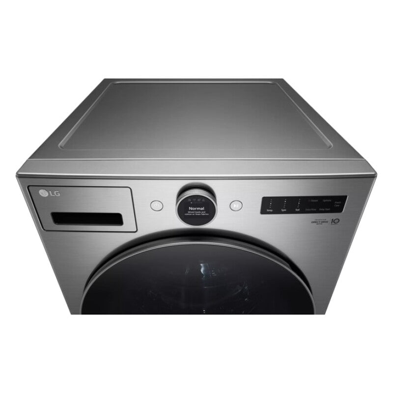 LG  4.5 Cu. Ft. Capacity Smart Front Load Energy Star Washer With Turbowash® 360° And Ai Dd® Built-in Intelligence - Graphite Steel (WM5500HVA)