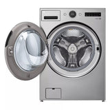 LG 4.5 cu. ft. Capacity Smart Front Load Washer with TurboWash® 360° and AI DD® Built-In Intelligence - Graphite Steel (WM5500HVA)