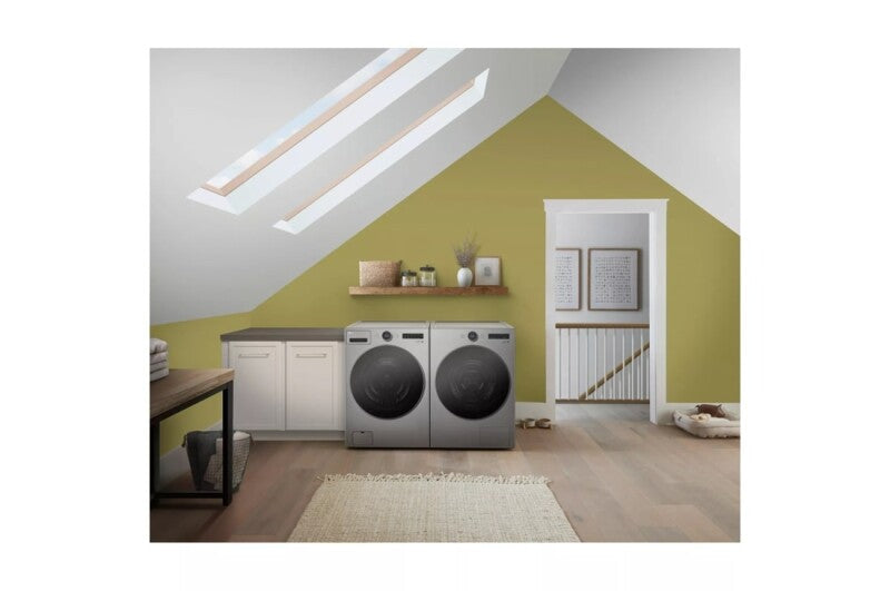 LG 4.5 cu. ft. Capacity Smart Front Load Washer with TurboWash® 360° and AI DD® Built-In Intelligence - Graphite Steel (WM5500HVA)